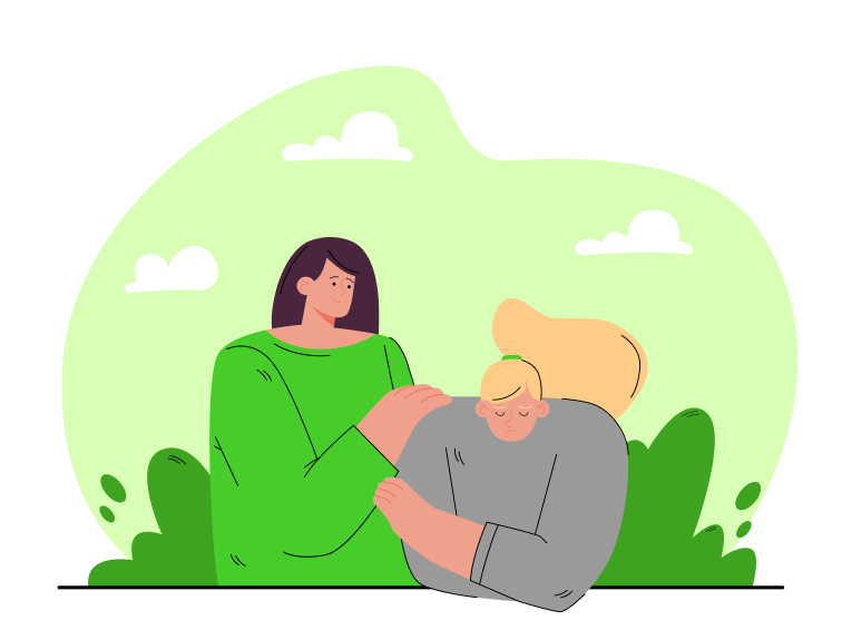 поддержка зависимого человека