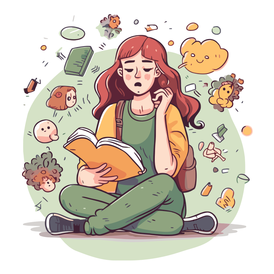 Lovepik_com-380551053-introvert-clipart-girl-reads-book-while-surrounded-by-objects-cartoon-vector 1